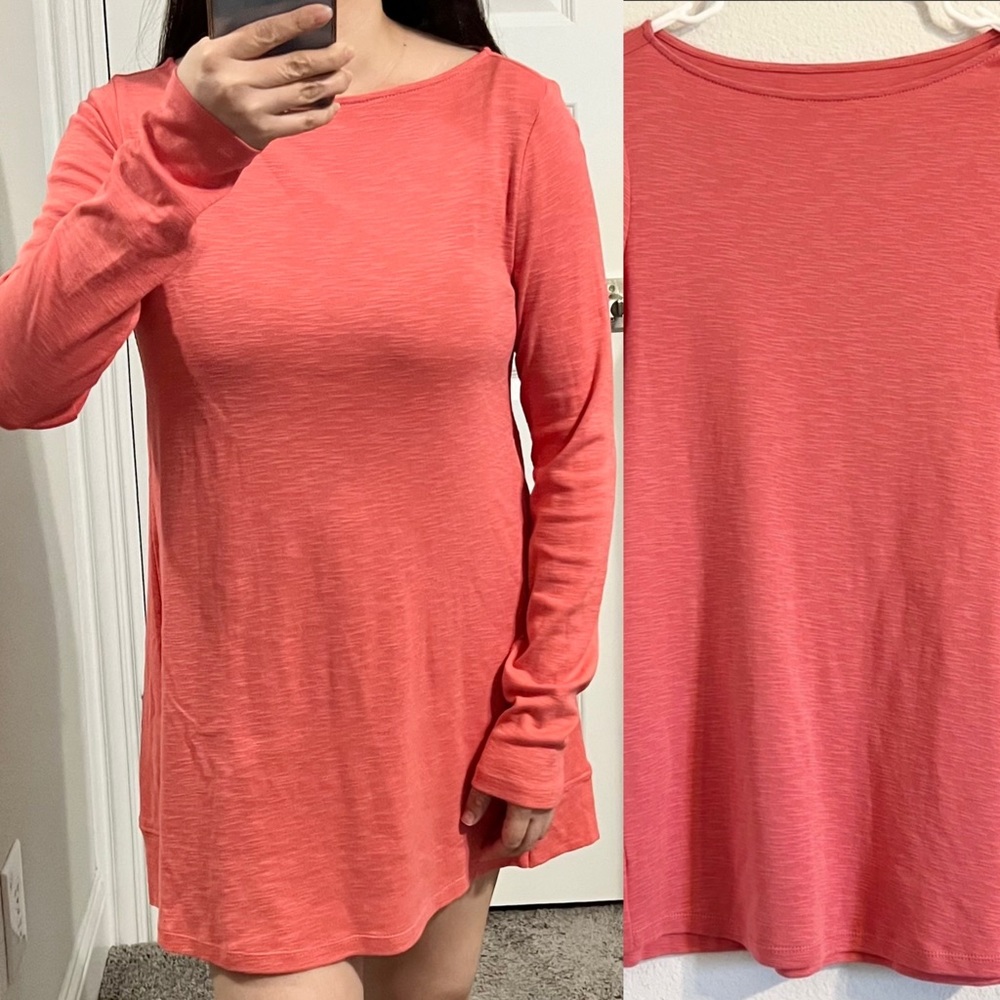 EUC J. Jill Pima Cotton Boat neck tunic